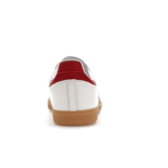 Adidas Samba OG Men\'s White Burgundy Leather Sneaker 13 NWOB main image 9
